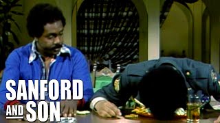 Lamont Gets Drunk With Janet's Ex Boyfriend | Sanford and Son