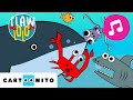 كلاولولو 🦀 | بطن الحوت 🎵 رقص مرح مع الحيوانات البحرية 🌊 | كارتونيتو