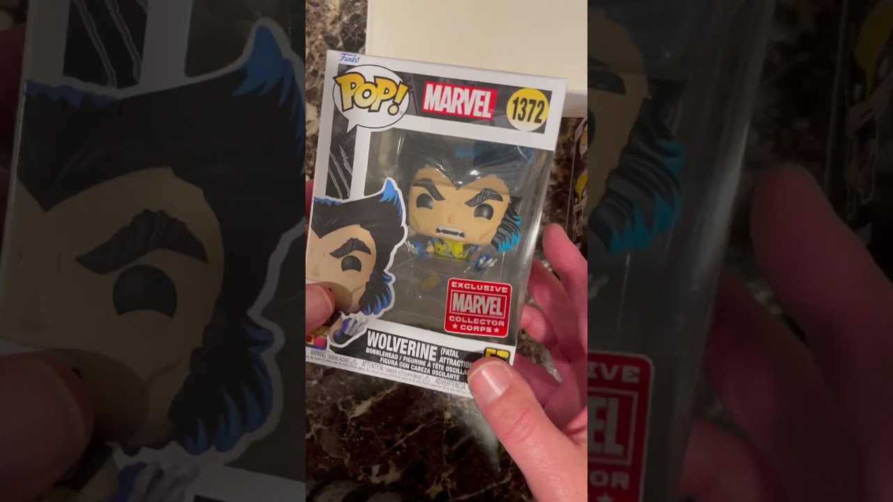 Variant Funko Pops Amazon Marvel collector corp Wolverine
