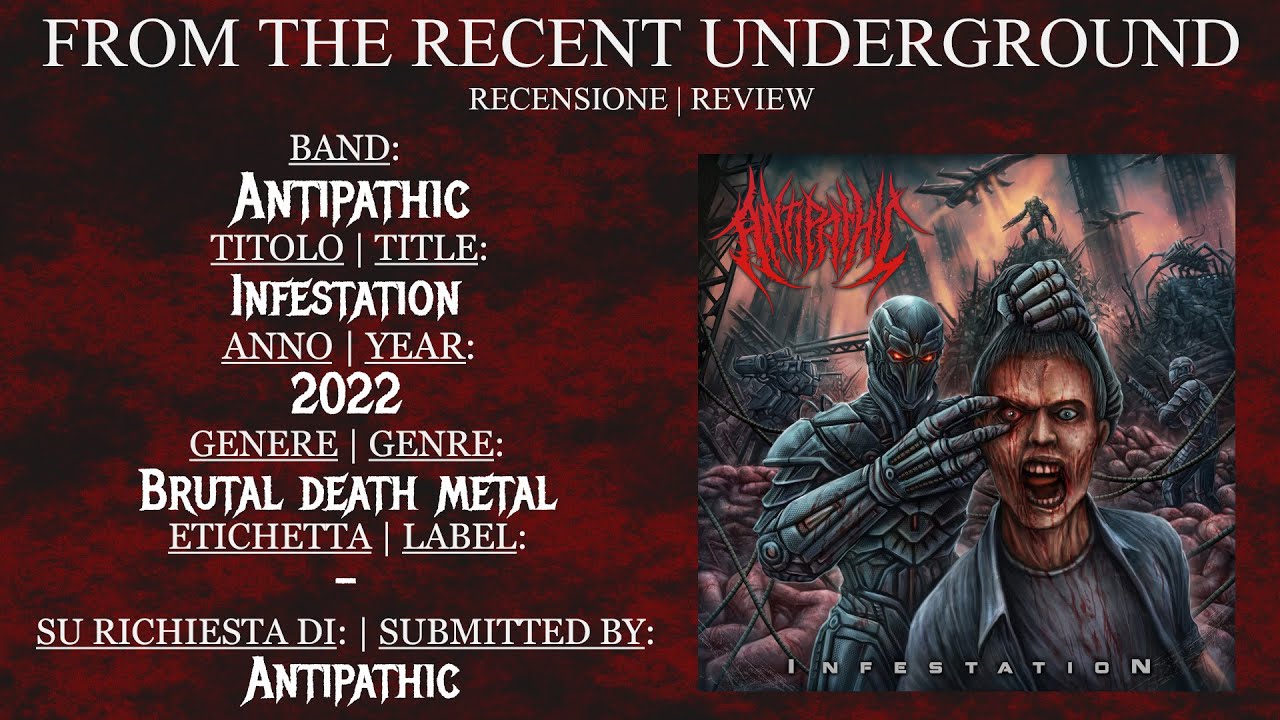 [REVIEW] Antipathic - Infestation (2022) - brutal death metal - International
