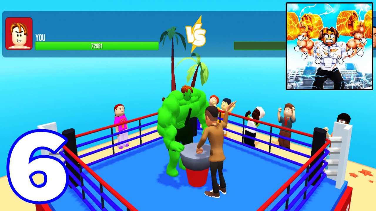 Roblock Gym Clicker Tap Hero  – Gameplay Walkthrough All Levels P6