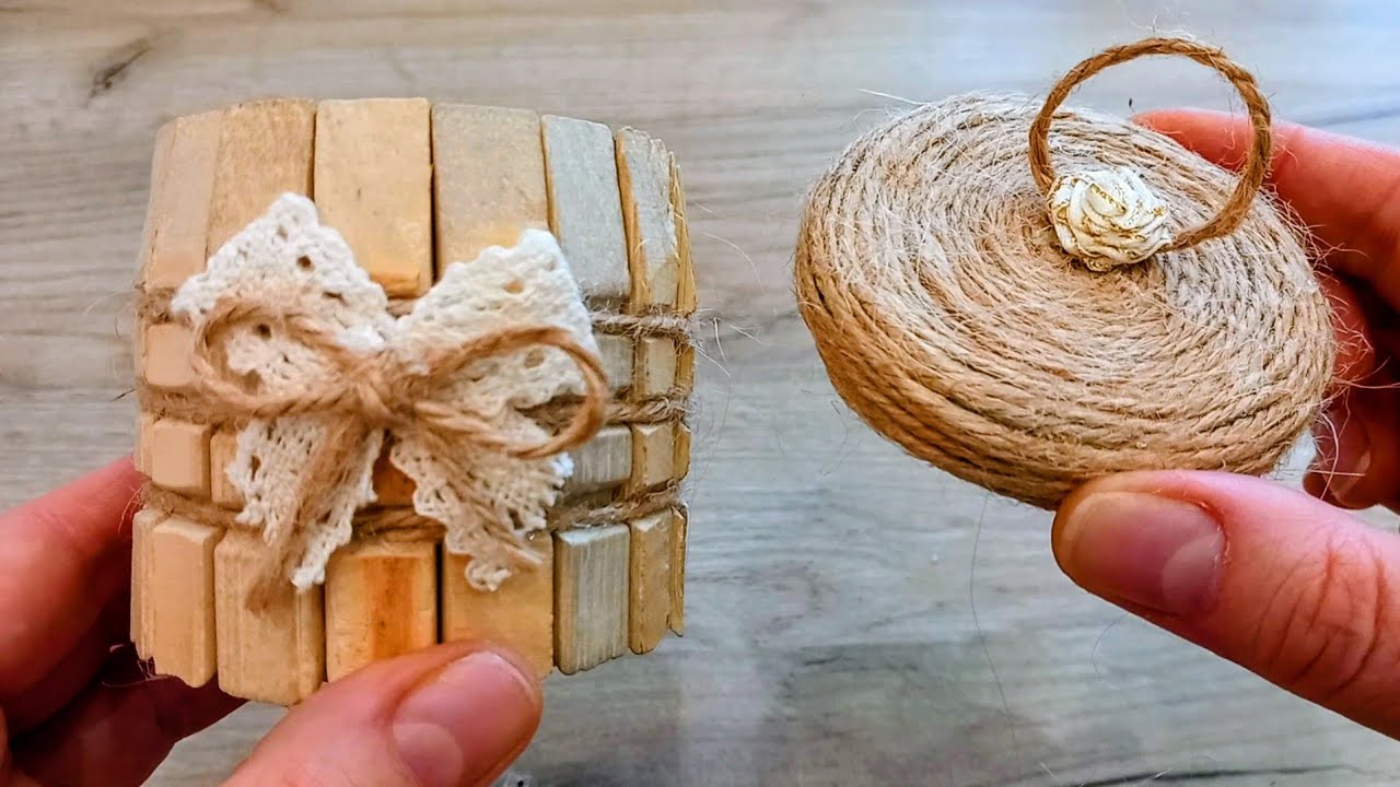 GENIUS IDEA#What can be made from wooden clothespins#diy