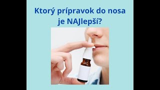 Nezávislá Farmaceutka Ktorý Prípravok Do Nosa Je Naj?