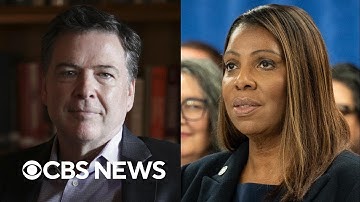 Justice Department weighs next steps after judge tosses James Comey, Letitia James cases