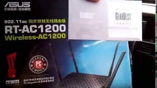 ASUS RT-AC1200 Wireless Router Gearbest Unboxing