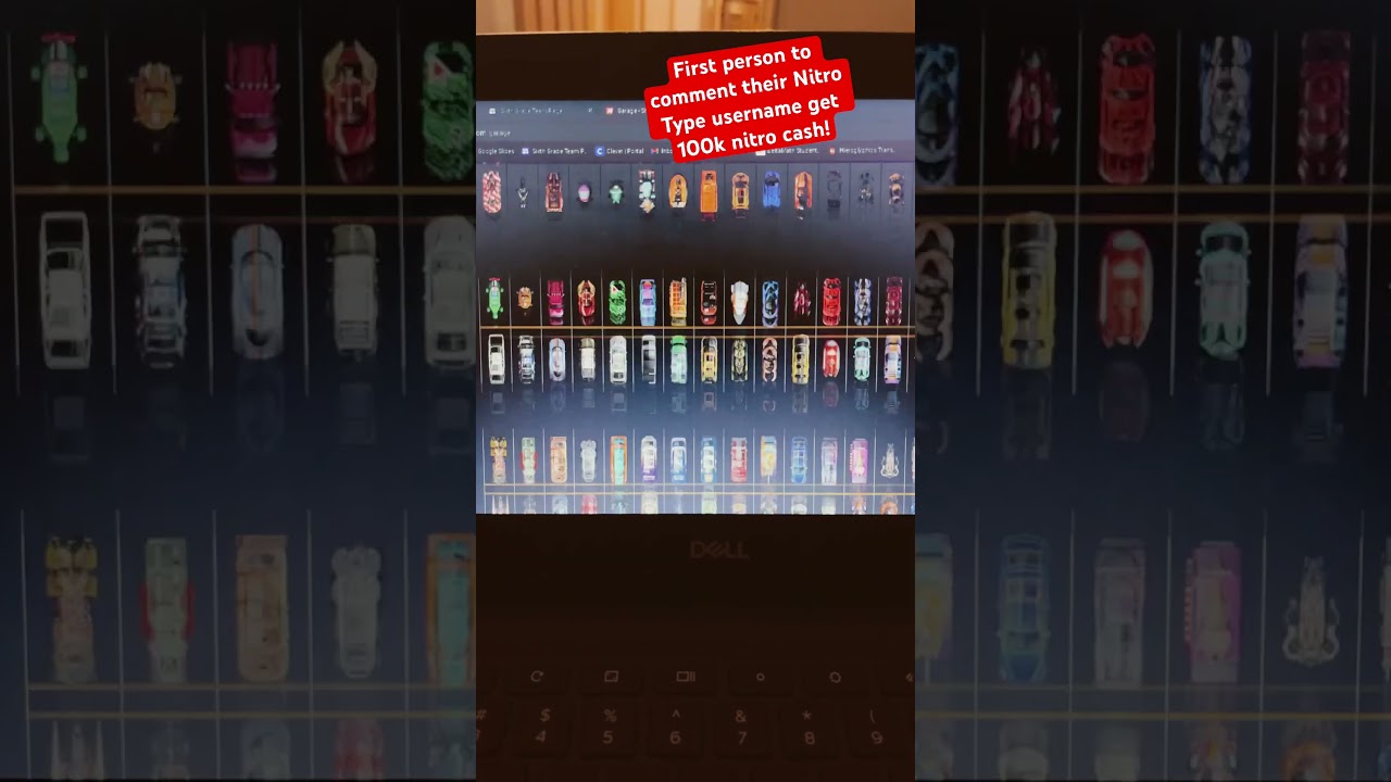 First person to comment their Nitro Type username gets 100k nitro cash!