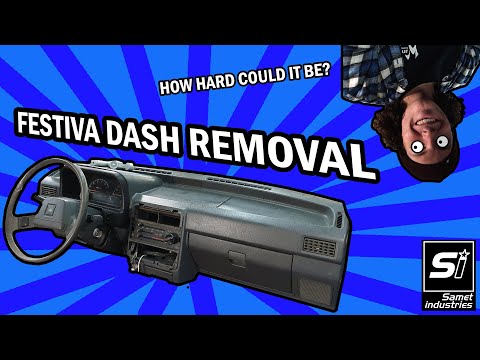 Festiva Dash Removal How-To!