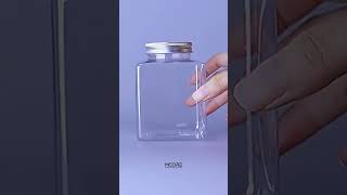 Famous 500ml Square PET Juice Beverage Bottle Profile