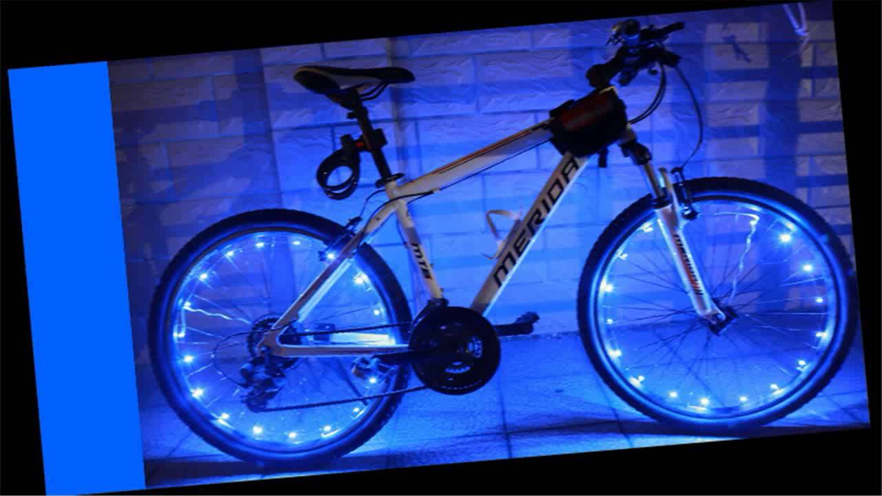 Acegoo USB Rechargeable Bike Spoke Lights String Cycling Wheel Lights