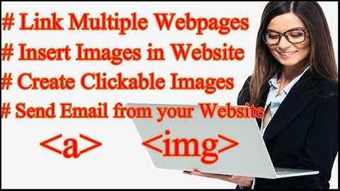 How to Create Links and Insert Images in HTML | HTML Anchor Tag | HTML Image Tag