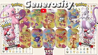 Pokémon TCG: Scarlet & Violet - 151 Mini Tins Unboxing !