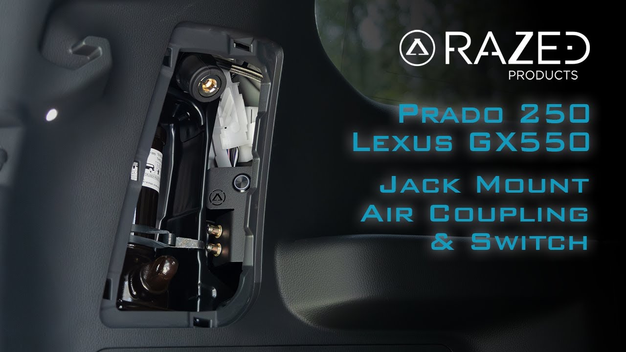 Jack Mount Air Coupling and Switch Bracket – Landcruiser 250 Prado / Lexus GX550