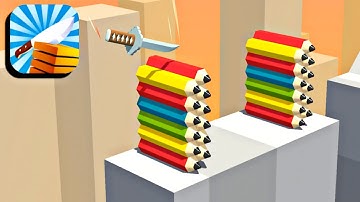 Slice It All New Update 🔪🍊✏️ All Levels Gameplay (iOS,Android)