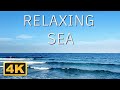 Calming Sea! Amazing Red Sea! 4K 60 FPS Ocean Waves With Nature Sounds! Relaxation Time.