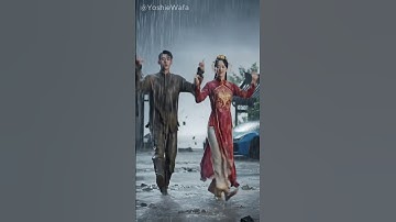 Fire Dance in Heavy Rain, Stormwind, Thunderstorm | Dancer Unleashed Through the Storm #dance