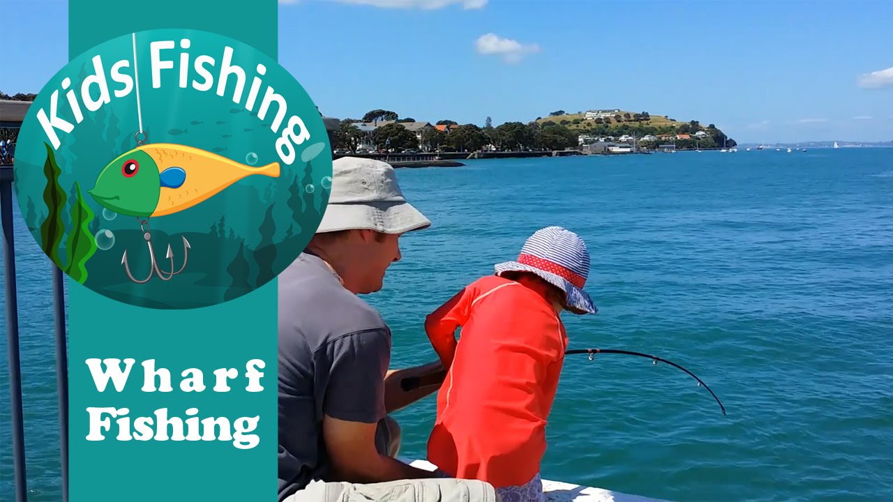 How to make wharf fishing easy for children – with Kids Fishing 