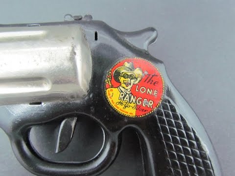 Vintage 1938 Marx Toys Pressed Steel Lone Ranger Hi Yo Silver