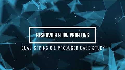 Behind tubing Reservoir Flow Profiling (RFP) in dual string oil producer completion