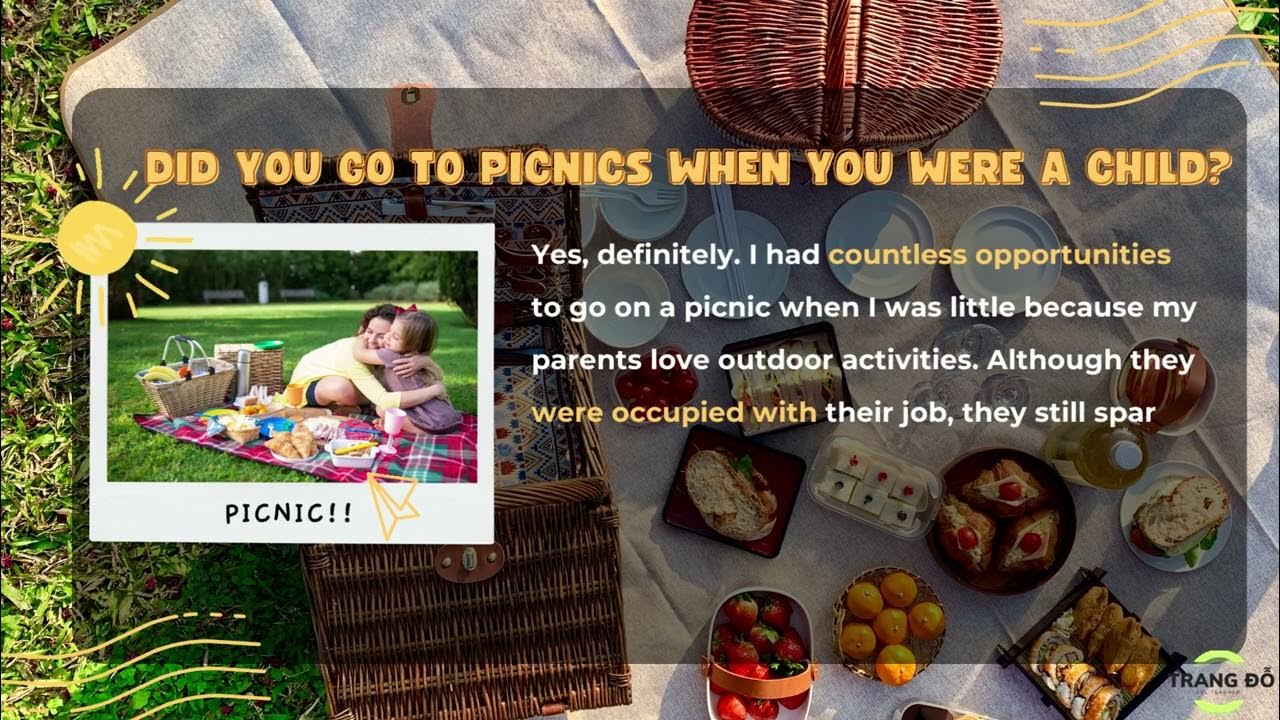 19 Did you go to picnics when you were a child? Question and Sample