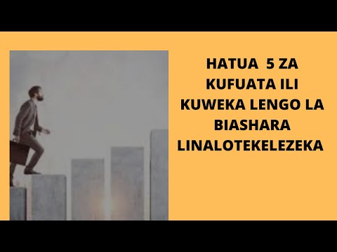 Video: Jinsi Ya Kuweka Lengo Na Kuifanikisha