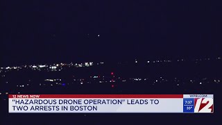 2 charged for flying drone 'dangerously close' to Logan Airport