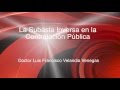 Contratación estatal. La subasta en la contratación pública.