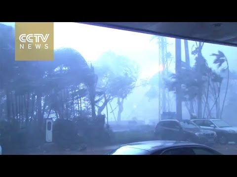 Watch: Typhoon Meranti slams Xiamen city
