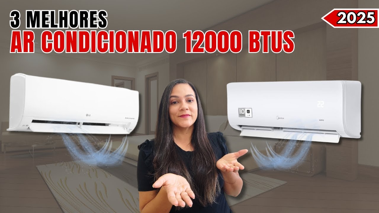 3 Melhores Ar Condicionado Inverter 12000 btus 2025 | Qual o Melhor Ar ...