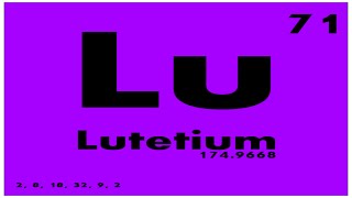 STUDY GUIDE: 71 Lutetium | Periodic Table of Elements