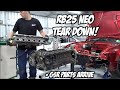 SONVIA RB25 neo engine tear down | GSR G force box gets rebuilt with fresh parts.