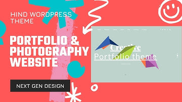 Professional Portfolio and Photography Website | Hind WordPress Theme | Agency Portfolio Website