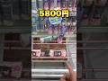 世界一獲れるゲーセンで、10000円チャレンジした結果が...‼︎ #shorts #クレーンゲーム #ufoキャッチャー #cranegame