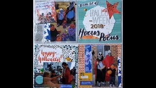 Pocket Page Spread- Halloween