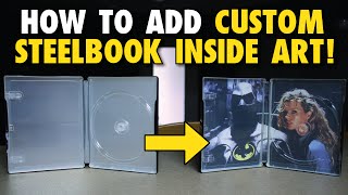 How To Add Custom Steelbook Inside Artwork!