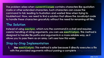 How to Escape Special Characters in Filenames with JavaScript