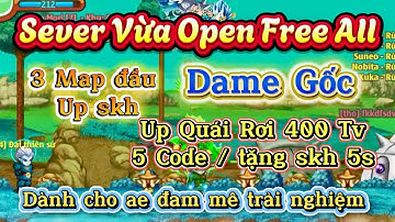 Ngọc Rồng Online Lậu || Trải Nghiệm Sv Nro Dame Gốc Vừa Open Up Skh 3 Máp Đầu Đánh Quái Rơi Tv