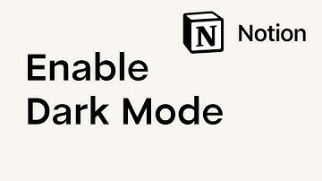 How to Enable Dark Mode in Notion