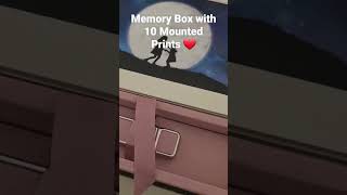 Product shot: Memory Box 10 with Mounted prints
