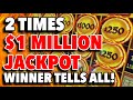 What its like to win one million dollars twice in 18 days lucky slot machine winner tells all