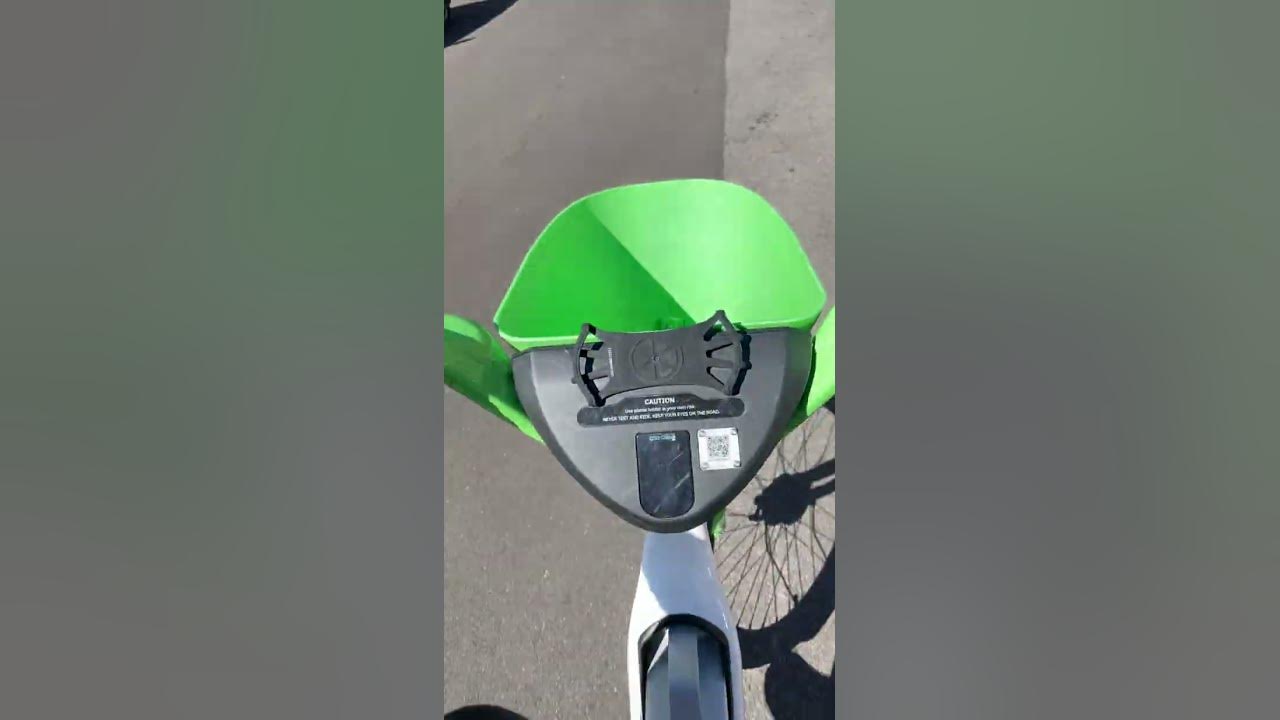 riding a lime electric bike in Denver YouTube