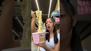 no spice?! cheesy carbonara buldak noodles recipe! 3x cheese!!! #shorts