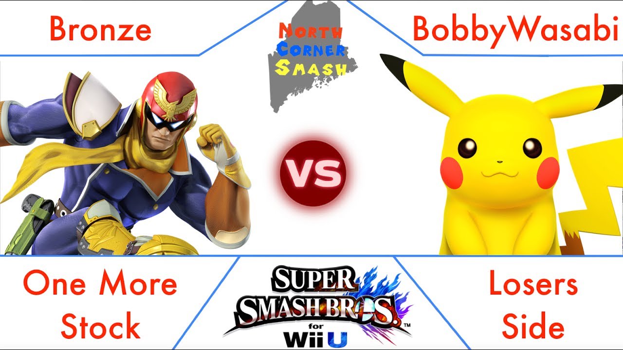 Sm4sh Singles - Bronze (Capt. Falcon) vs. BobbyWasabi (Pikachu) - NCS: One More Stock