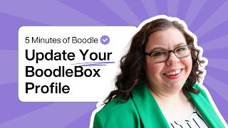 Updating Your BoodleBox Profile