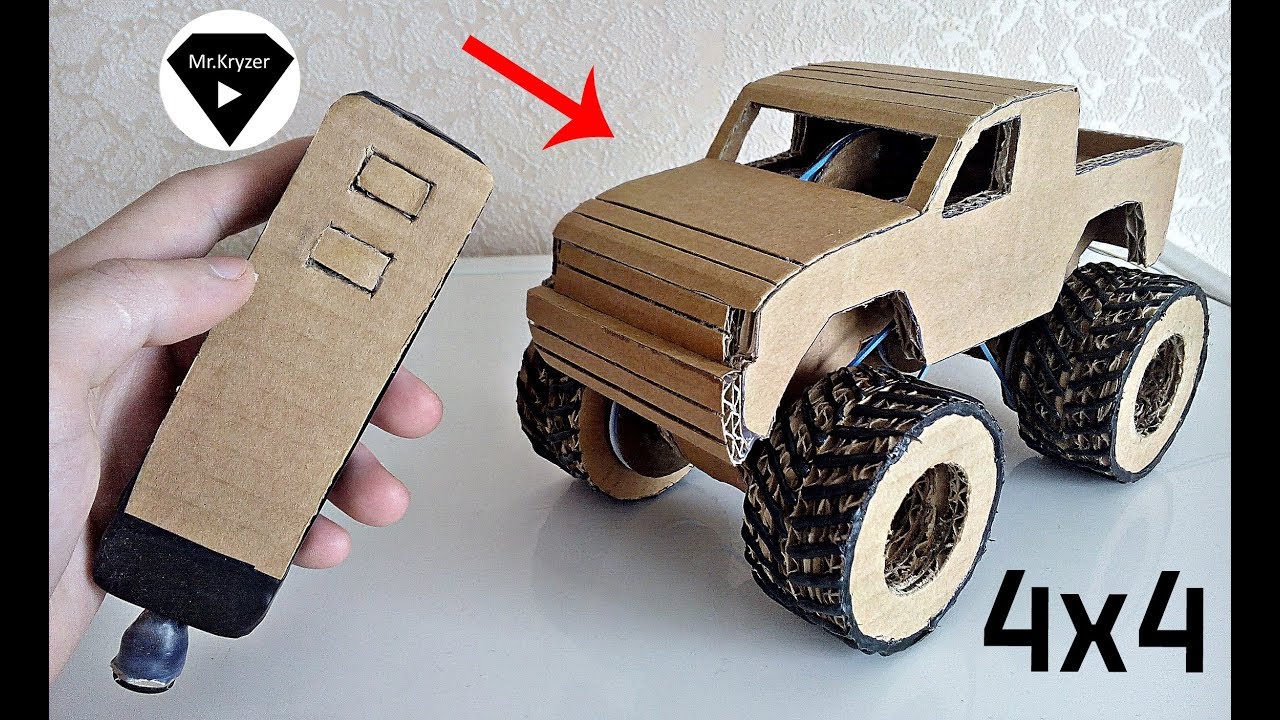 How To Make A Car From Cardboard YouTube