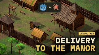 Delivery to the manor: a medieval isometric RPG game made with Claude, Godot & Blender | Devlog #2
