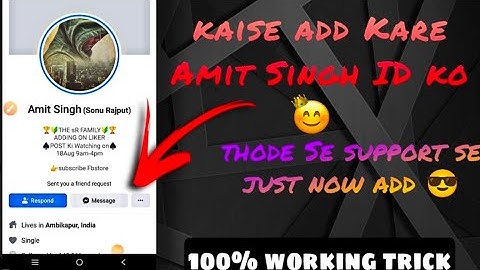 Kaise add Kare Amit singh I