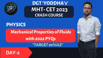 𝗠𝗲𝗰𝗵𝗮𝗻𝗶𝗰𝗮𝗹 𝗣𝗿𝗼𝗽𝗲𝗿𝘁𝗶𝗲𝘀 𝗢𝗙 𝗙𝗹𝘂𝗶𝗱𝘀 𝘄𝗶𝘁𝗵 𝟮𝟬𝟮𝟮 𝗣𝗬𝗤𝘀 |𝗣𝗛𝗬𝗦𝗜𝗖𝗦 | 𝗠𝗛𝗧𝗖𝗘𝗧 𝟮𝟬𝟮𝟯 |𝗗𝗔𝗬 -𝟮|𝗗𝗴𝘁𝘀𝘁𝘂𝗱𝘆#𝗺𝗵𝘁𝗰𝗲𝘁𝟮𝟬𝟮𝟯