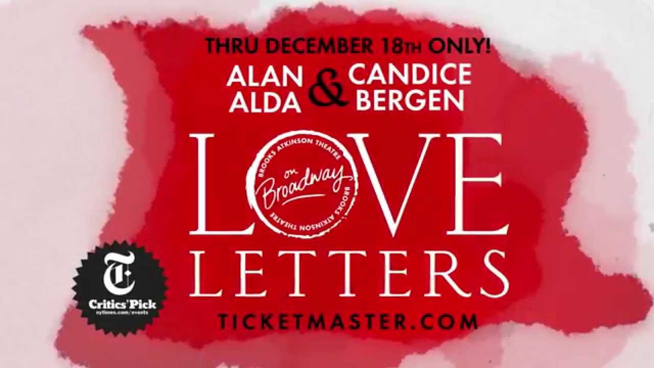 love letters broadway alan alda candice bergen extended thru love letter broadway