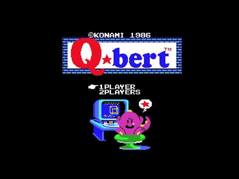 [Game Glitches] Konami's Q*Bert (MSX) - Glitchy Stage