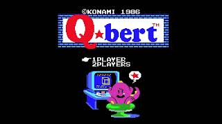 [Game Glitches] Konami's Q*Bert (MSX) - Glitchy Stage